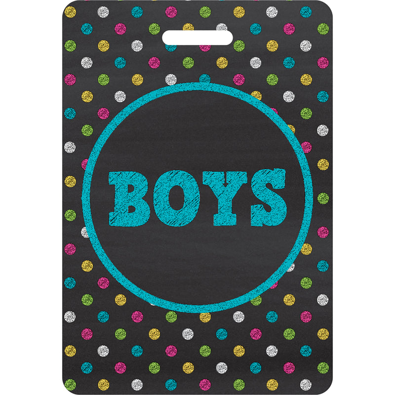 Chalkboard Brights Hall Pass Lanyards