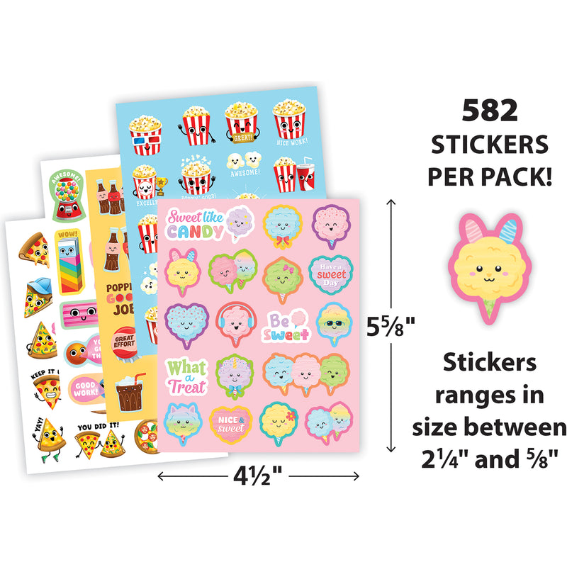 Fun Fair Smelly Stickers, 582 Stickers