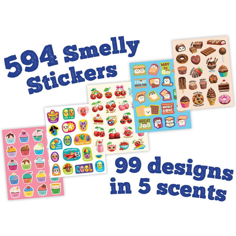 Sweet Treats Smelly Stickers, 594 Stickers