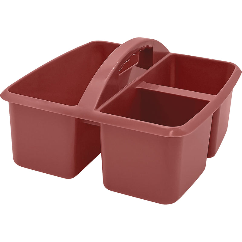 Plastic Storage Caddy, Deep Rose, Pack of 6