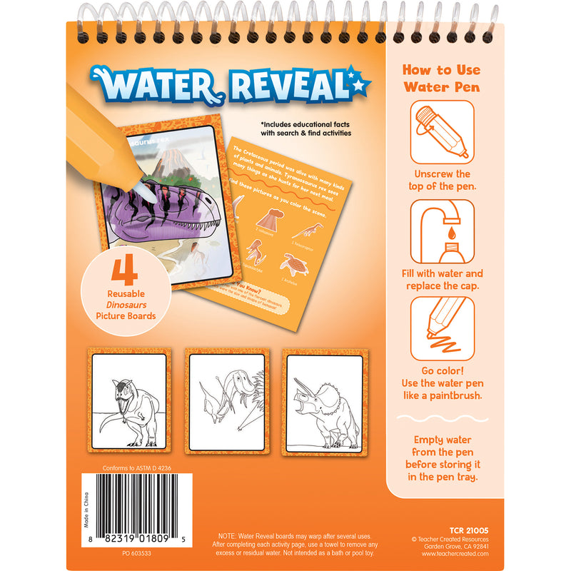 Dinosaurs Water Reveal, 6 Sets