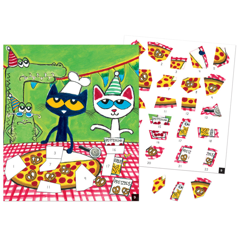 Pete The Cat Modern Mosaics Stick to the Numbers Activity Book, Pack of 2