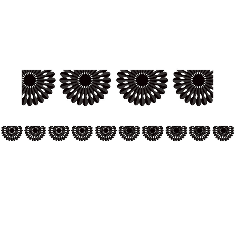 Black & White Fiesta Border Die-cut