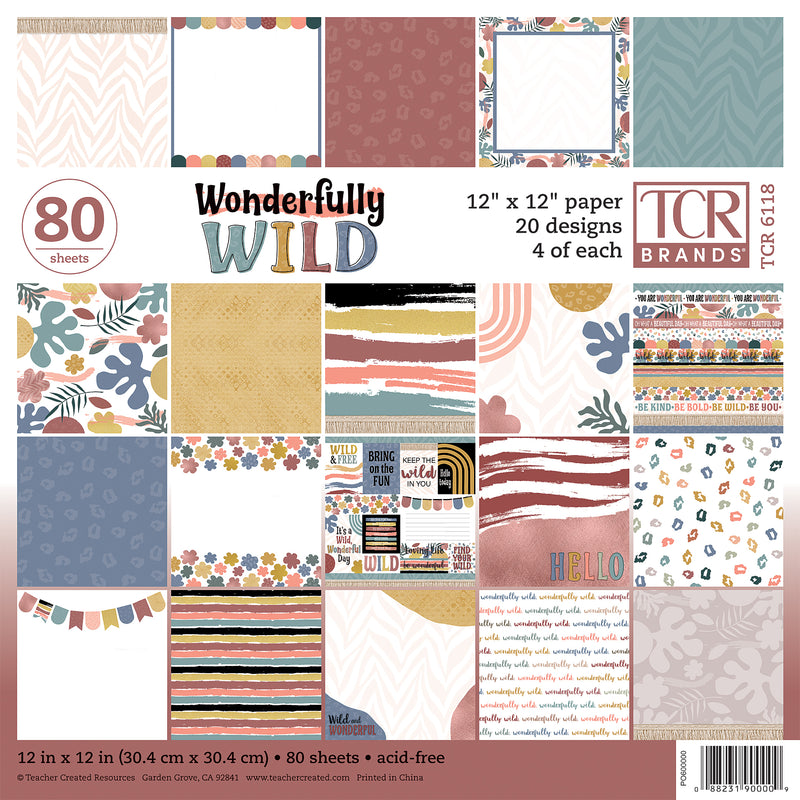Wonderfully Wild Project Paper, 80 Sheets