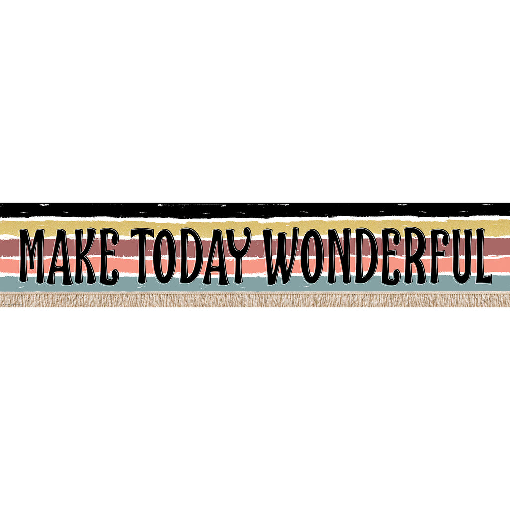 Make Today Wonderful Banner Wonderfully Wild
