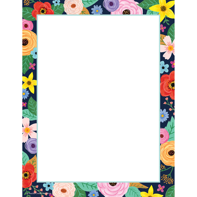 Wildflowers Computer Paper, 50 Sheets Per Pack, 6 Packs