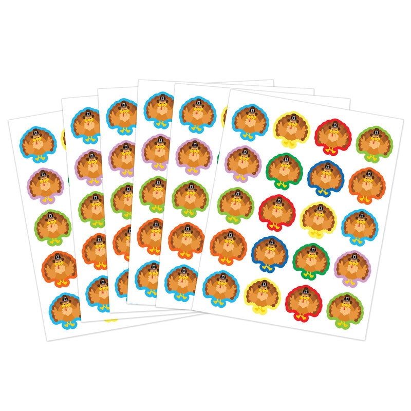 Turkeys Stickers, 72 Per Pack, 12 Packs