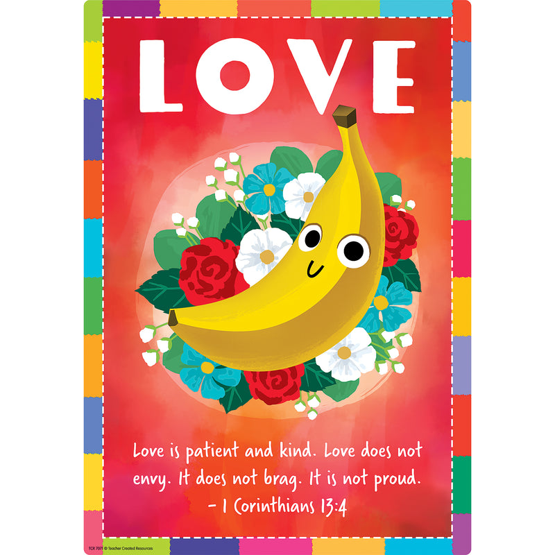 Fruit of the Spirit Small Poster Pack, 12 Posters