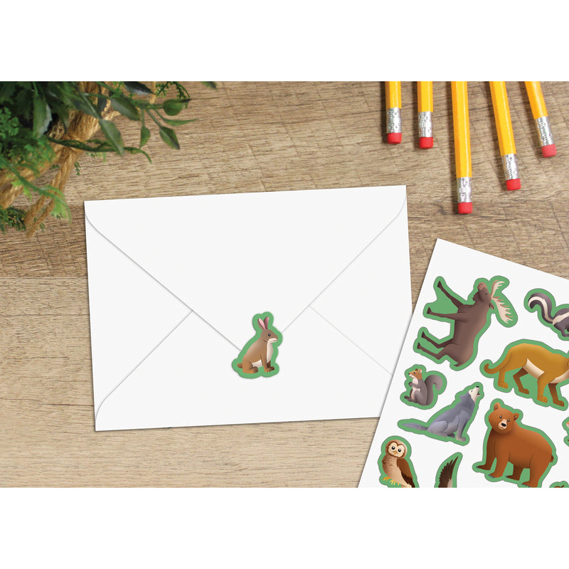 Woodland Animals Stickers, 120 Per Pack, 12 Packs