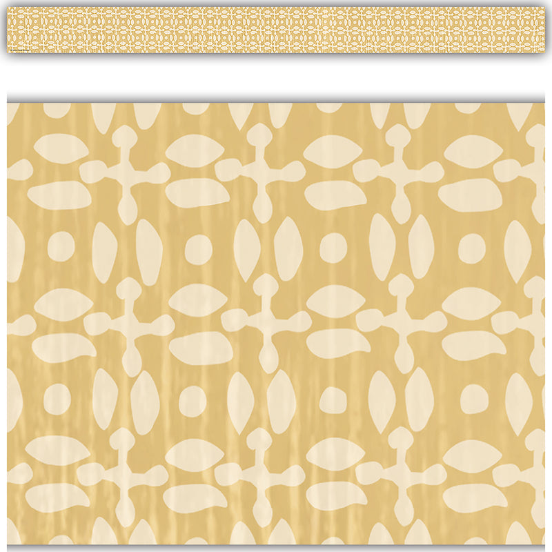 Classroom Cottage Buttercup Straight Border Trim, 35 Feet Per Pack, 6 Packs