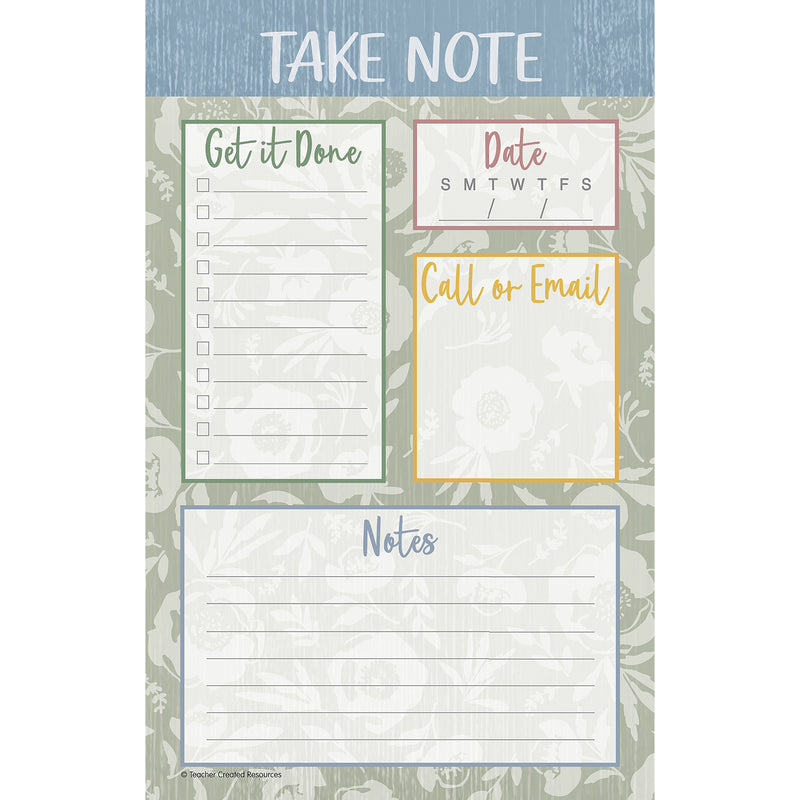 Classroom Cottage Notepad, 50 Sheets, Pack of 12