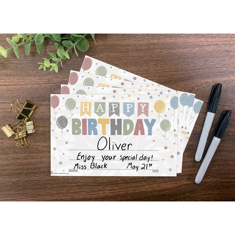 Classroom Cottage Happy Birthday Awards, 30 Per Pack, 6 Packs