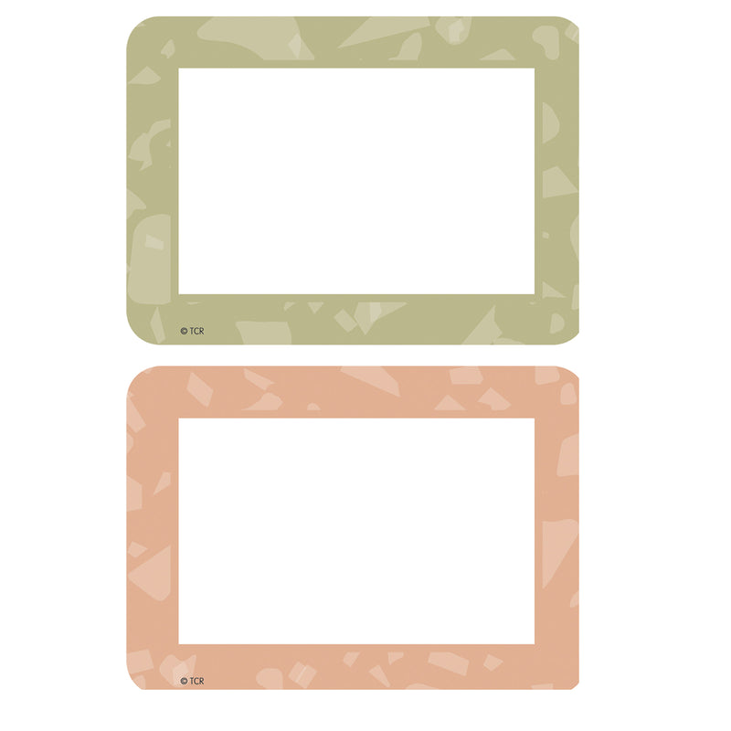 Terrazzo Tones Name Tags Labels