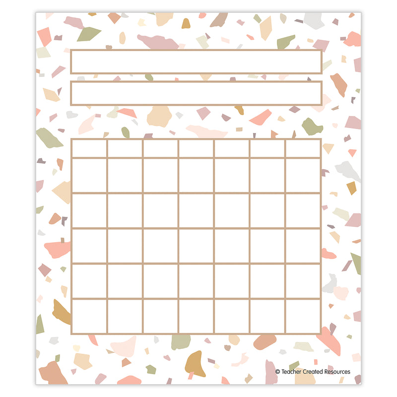 Terrazzo Tones Incentive Charts, 36 Per Pack, 6 Packs