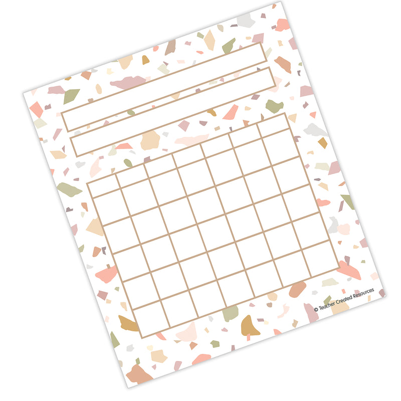 Terrazzo Tones Incentive Charts, 36 Per Pack, 6 Packs