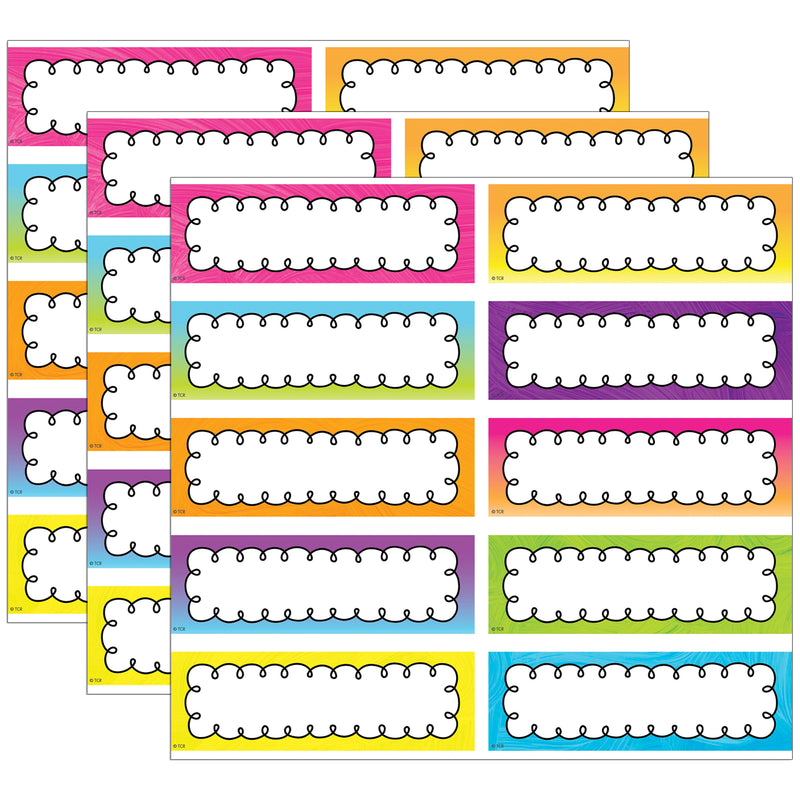 (3 Pk) Brights Labels Magnet Accent