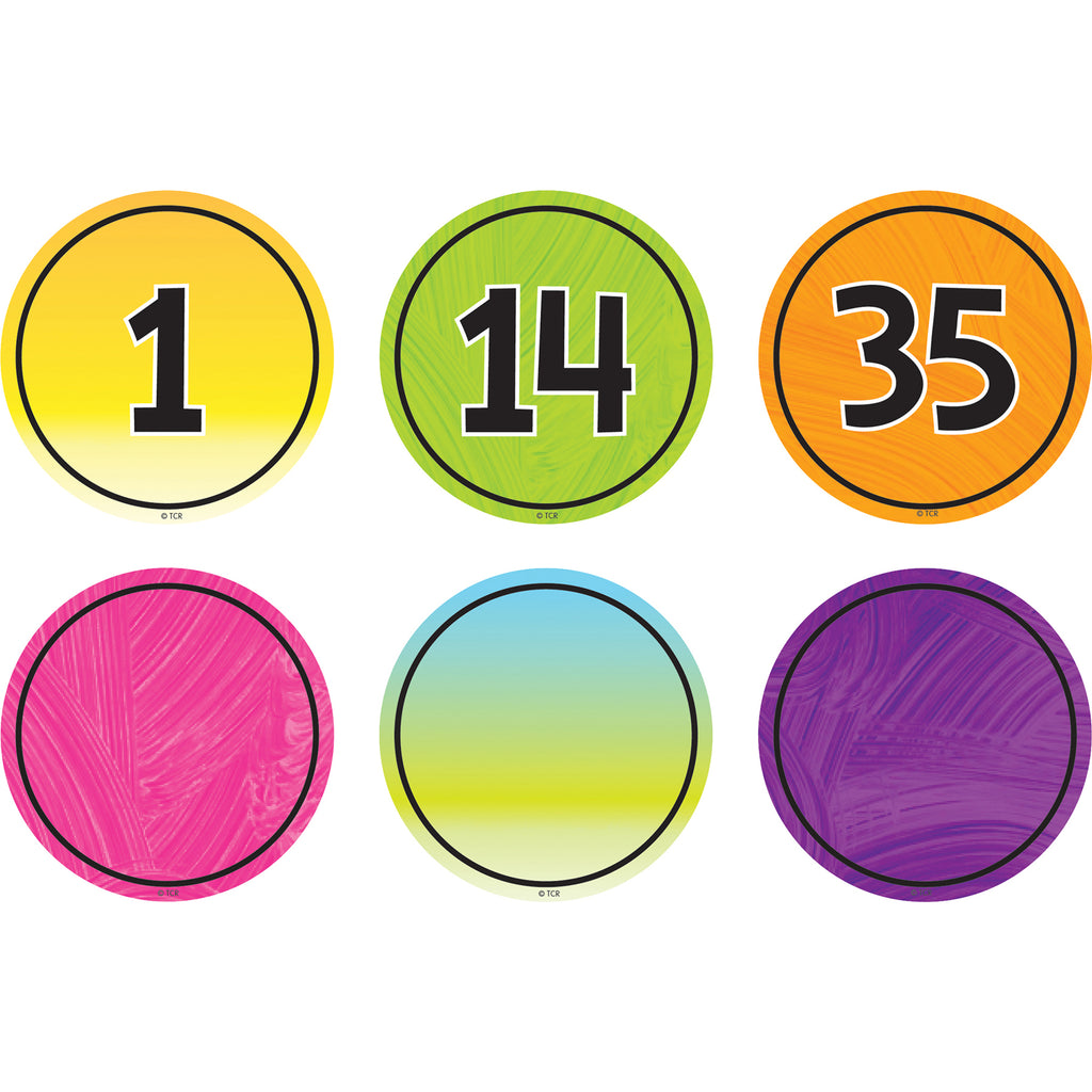 (3 Pk) Numbers Magnetic Accents Brights 4ever