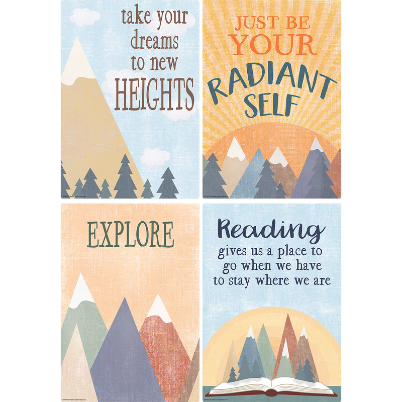 Moving Mountains Small Poster Pack, 12 Posters