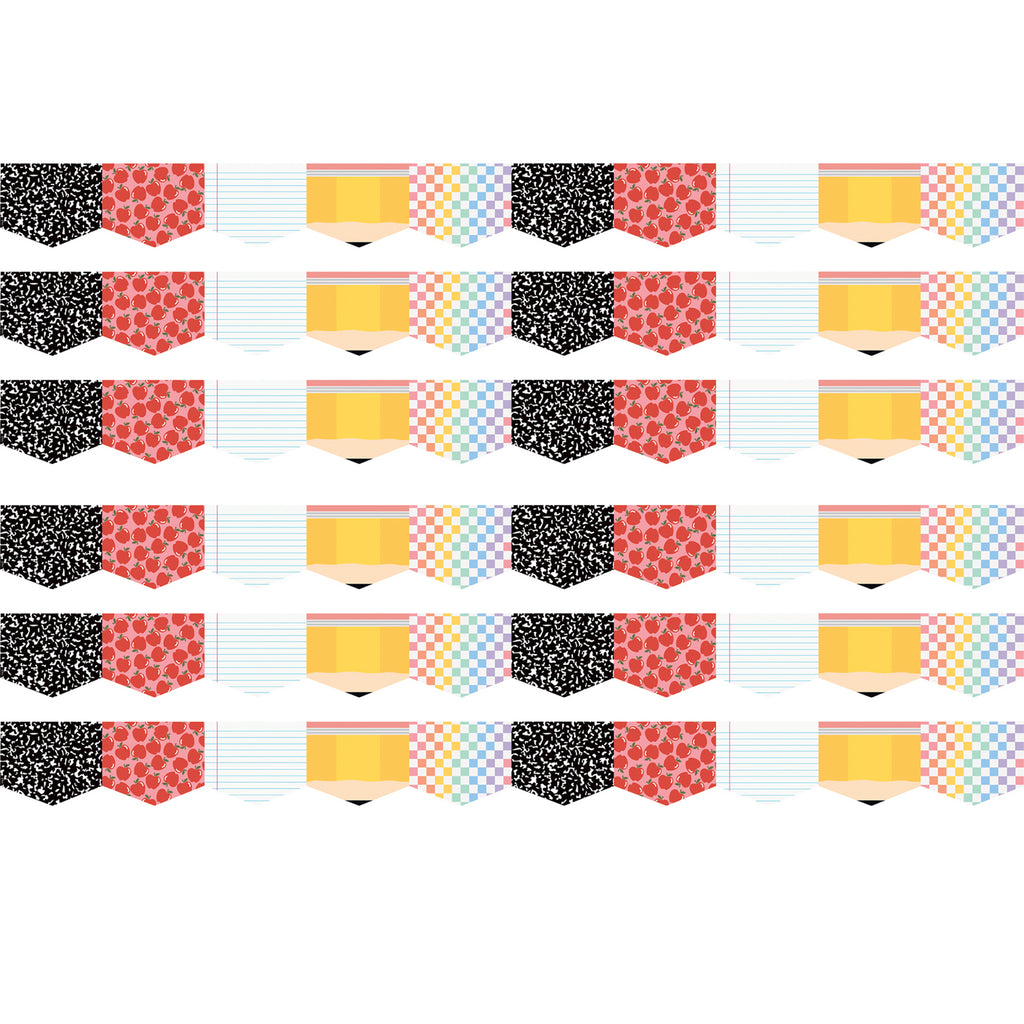 Cool for School Die-Cut Border Trim, 35 Feet Per Pack, 6 Packs