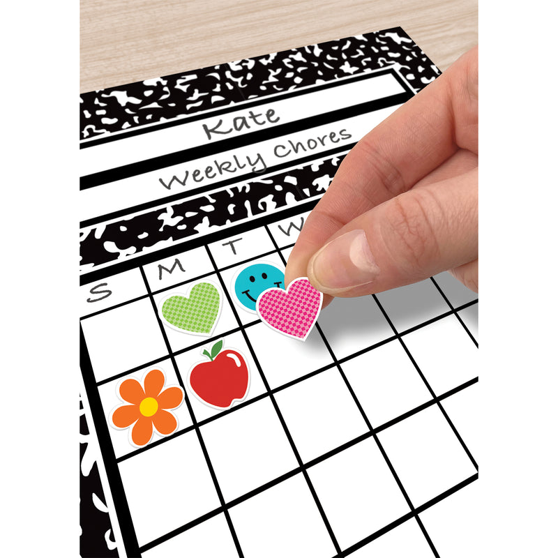 Cool for School Mini Stickers, 378 Per Pack, 12 Packs