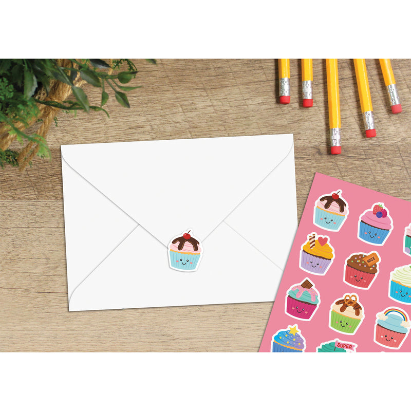 Cupcake Smelly Stickers, 120 Per Pack, 6 Packs