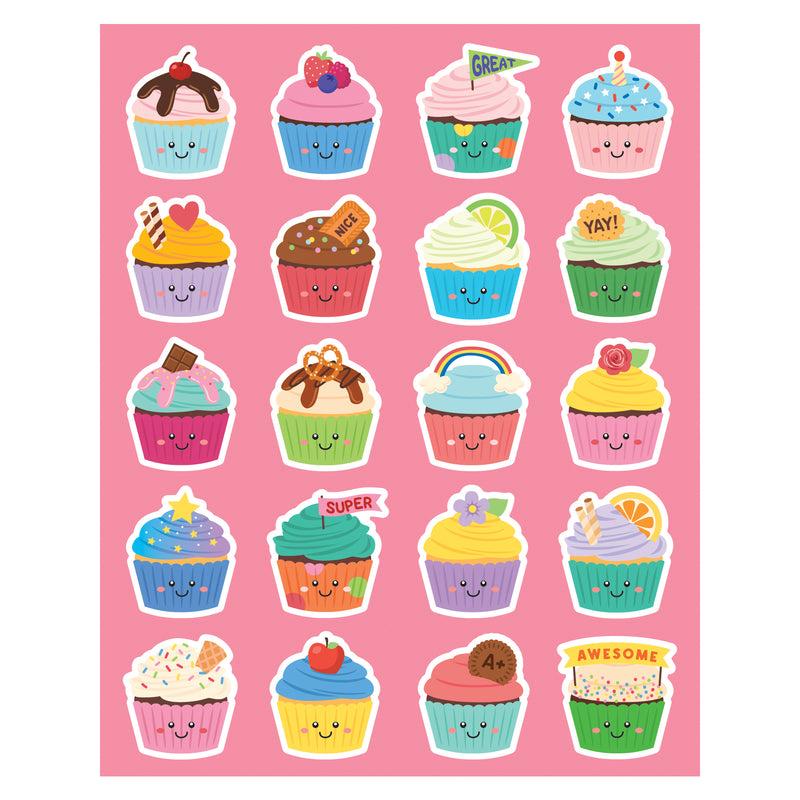 Cupcake Smelly Stickers, 120 Per Pack, 6 Packs