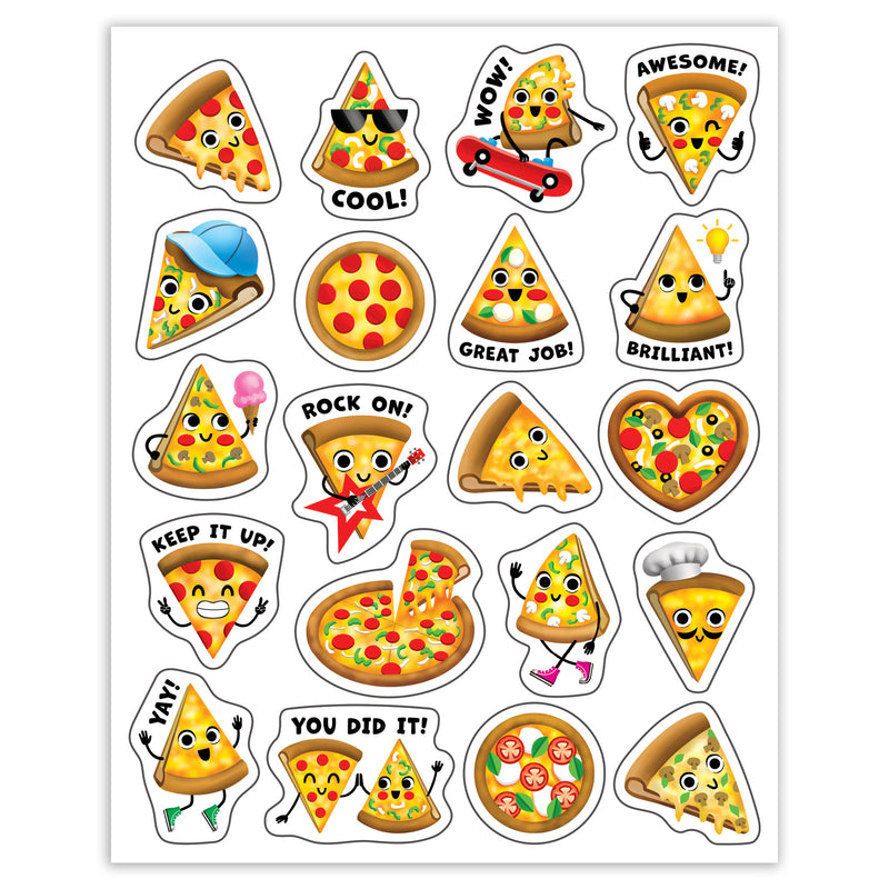 Pizza Smelly Stickers, 120 Per Pack, 6 Packs