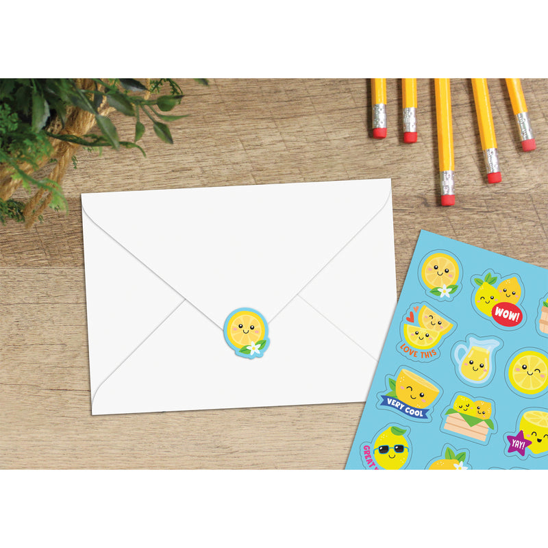 Lemon Smelly Stickers, 120 Per Pack, 6 Packs
