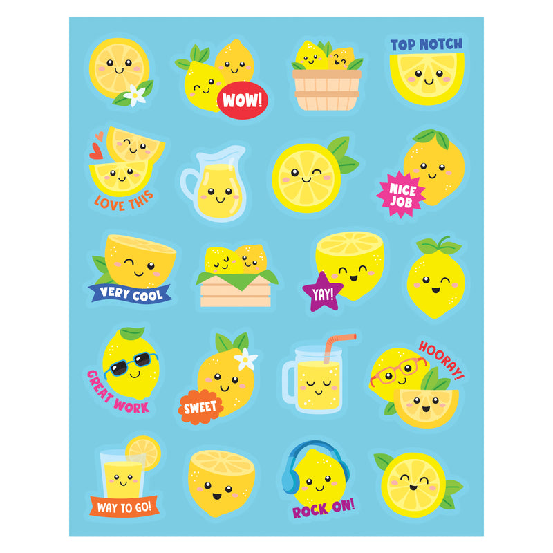 Lemon Smelly Stickers, 120 Per Pack, 6 Packs