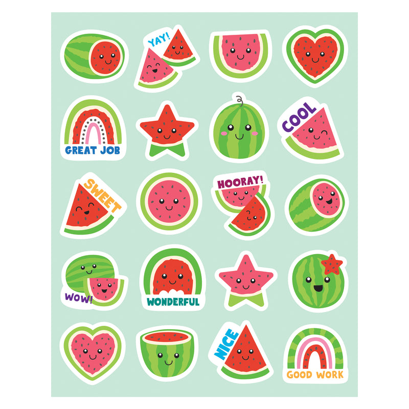 Watermelon Smelly Stickers, 120 Per Pack, 6 Packs