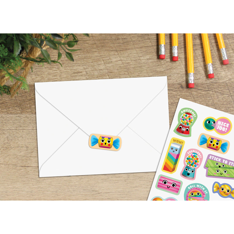 Bubble Gum Smelly Stickers, 120 Per Pack, 6 Packs