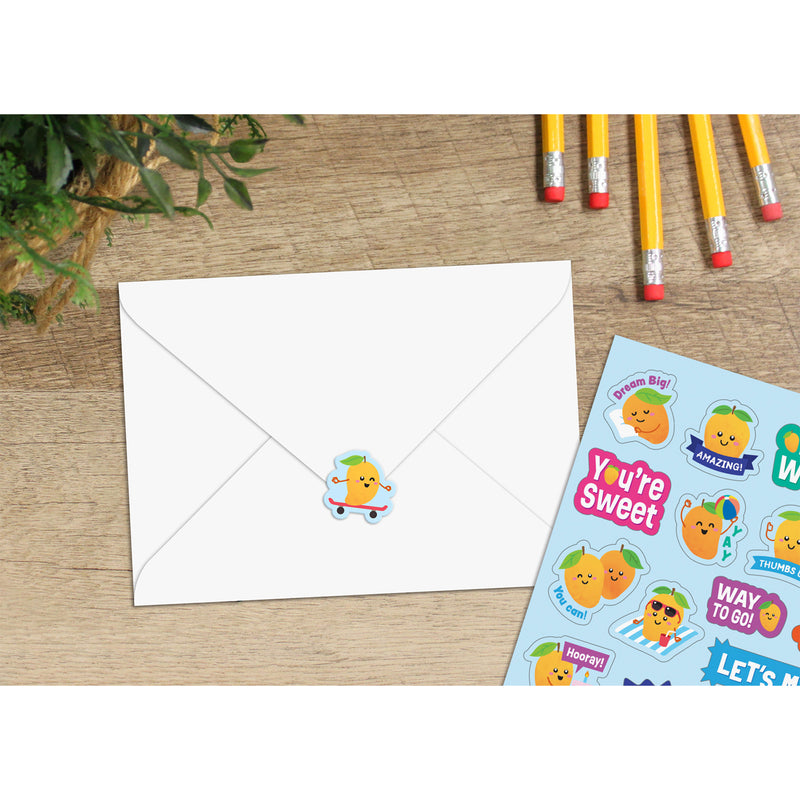 Mango Smelly Stickers, 126 Per Pack, 6 Packs