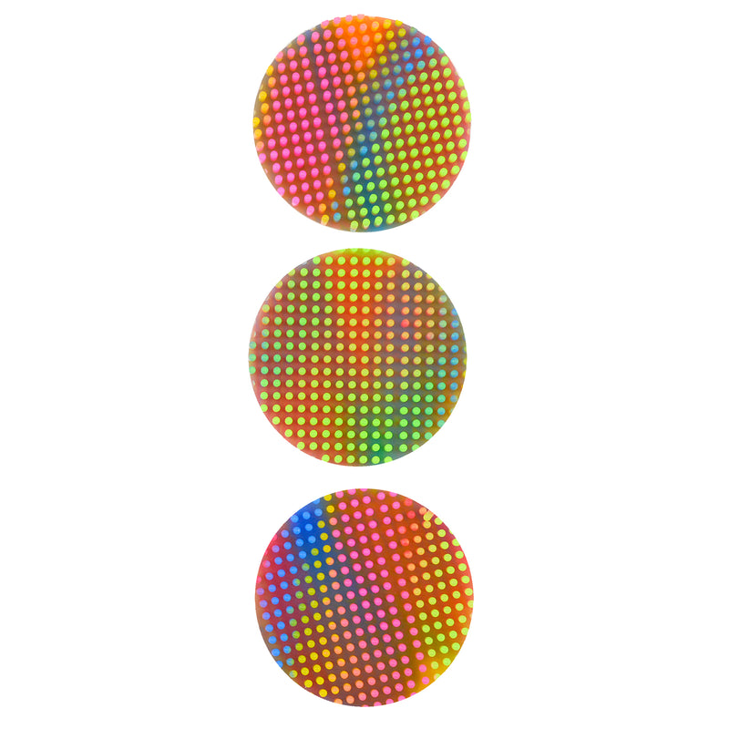 Silicone Zen Dots, 3 Per Set, 6 Sets