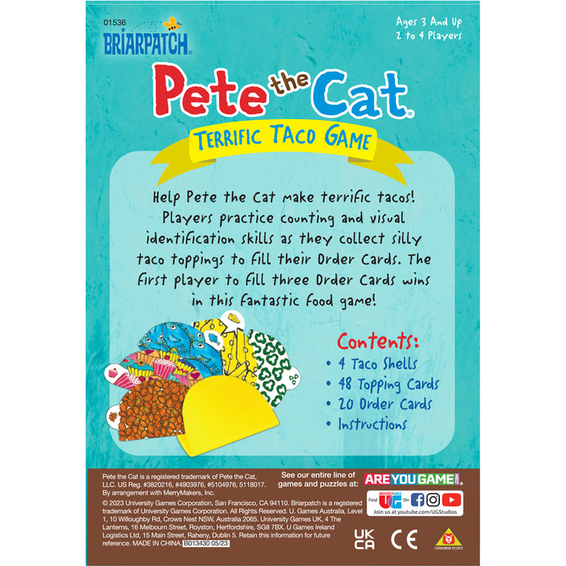 Pete the Cat Terrific Taco Game