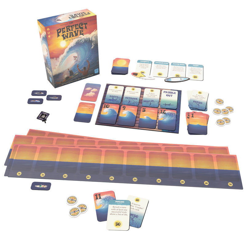 The Perfect Wave™ Surfing Themed Light Strategy Card Game