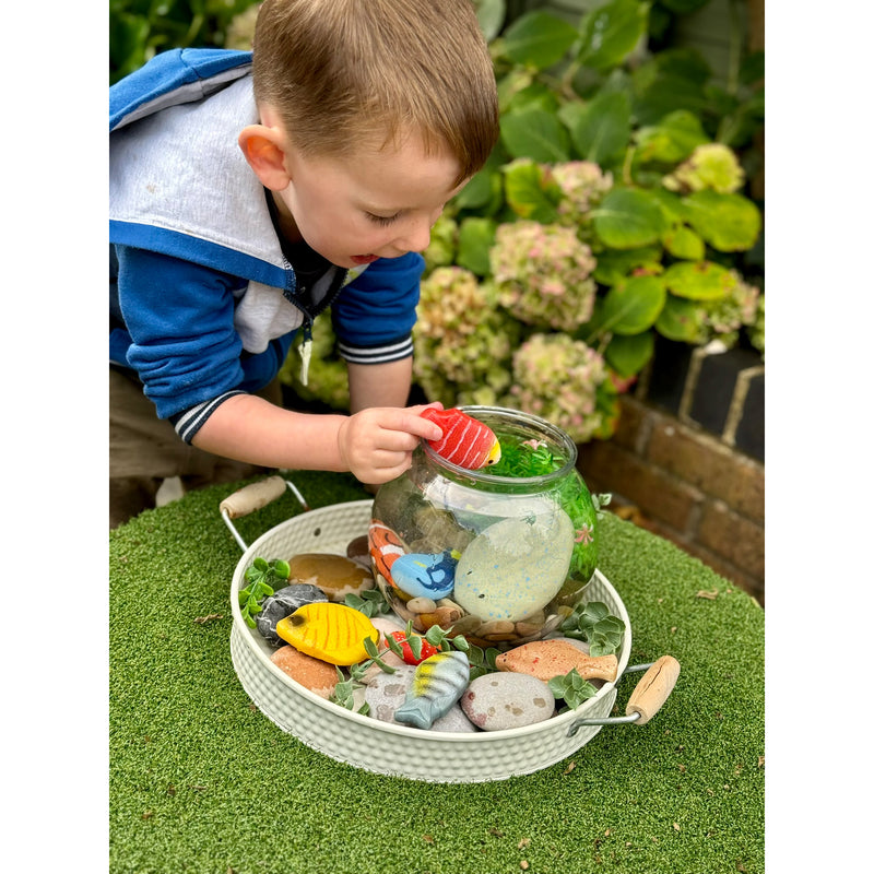 Sensory Play Stones Fish