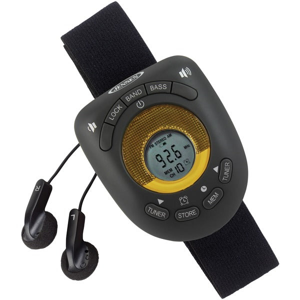 Digital AM/FM Stereo Armband Clock Radio