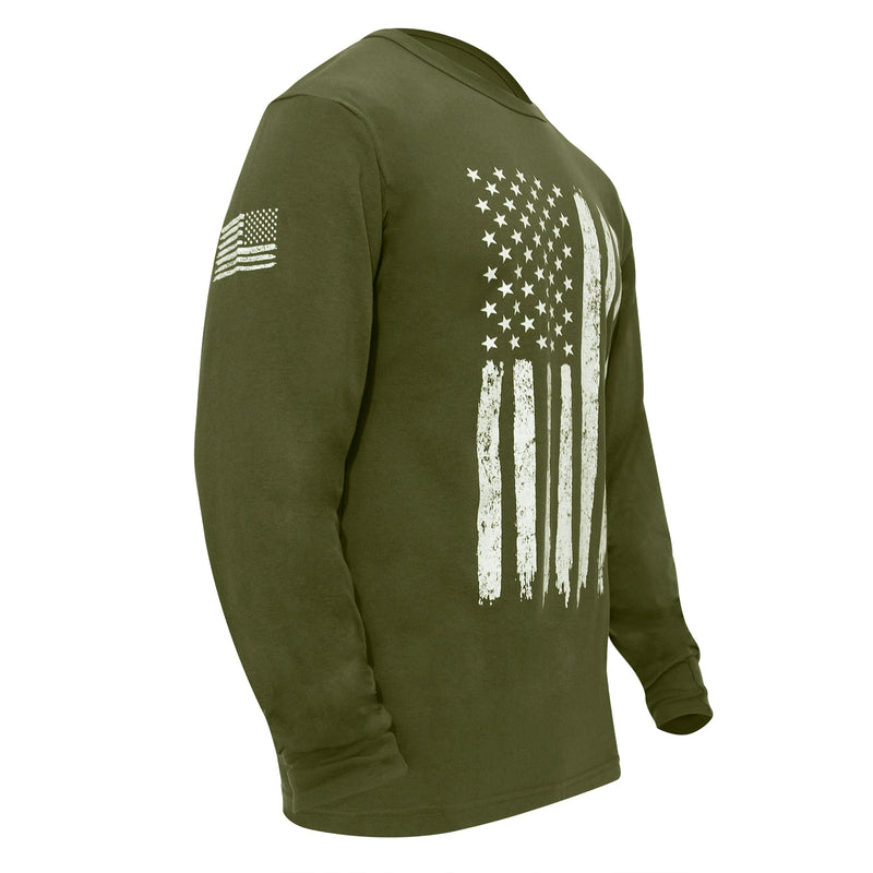 Rothco US Flag Long Sleeve T-Shirt