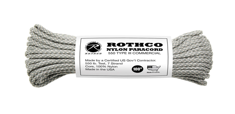 Rothco 550lb Type III Nylon Camo Paracord