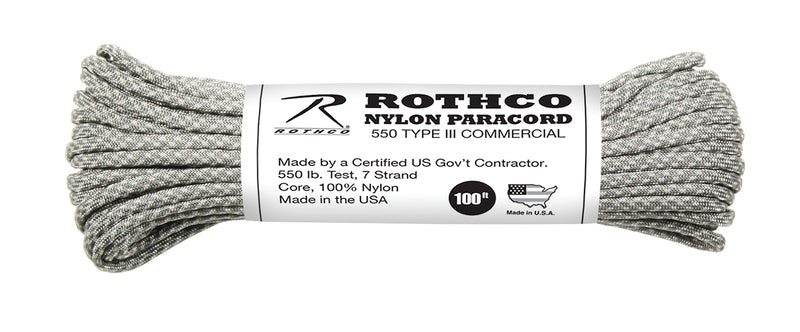 Rothco 550lb Type III Nylon Camo Paracord