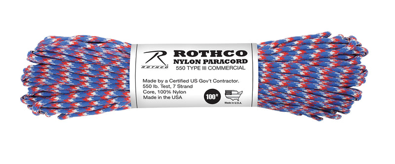 Rothco 550lb Type III Nylon Camo Paracord