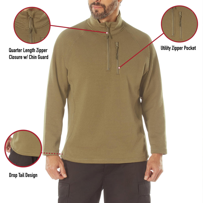 Rothco Grid Fleece Pullover