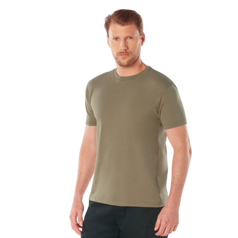 Rothco Athletic Fit Solid Color Military T-Shirt