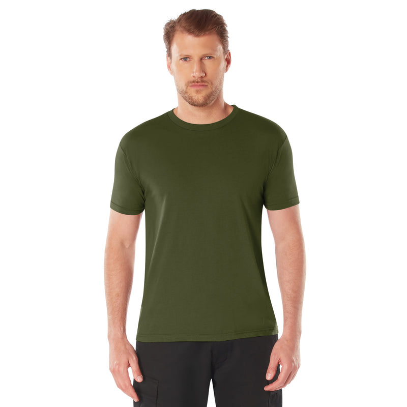 Rothco Athletic Fit Solid Color Military T-Shirt