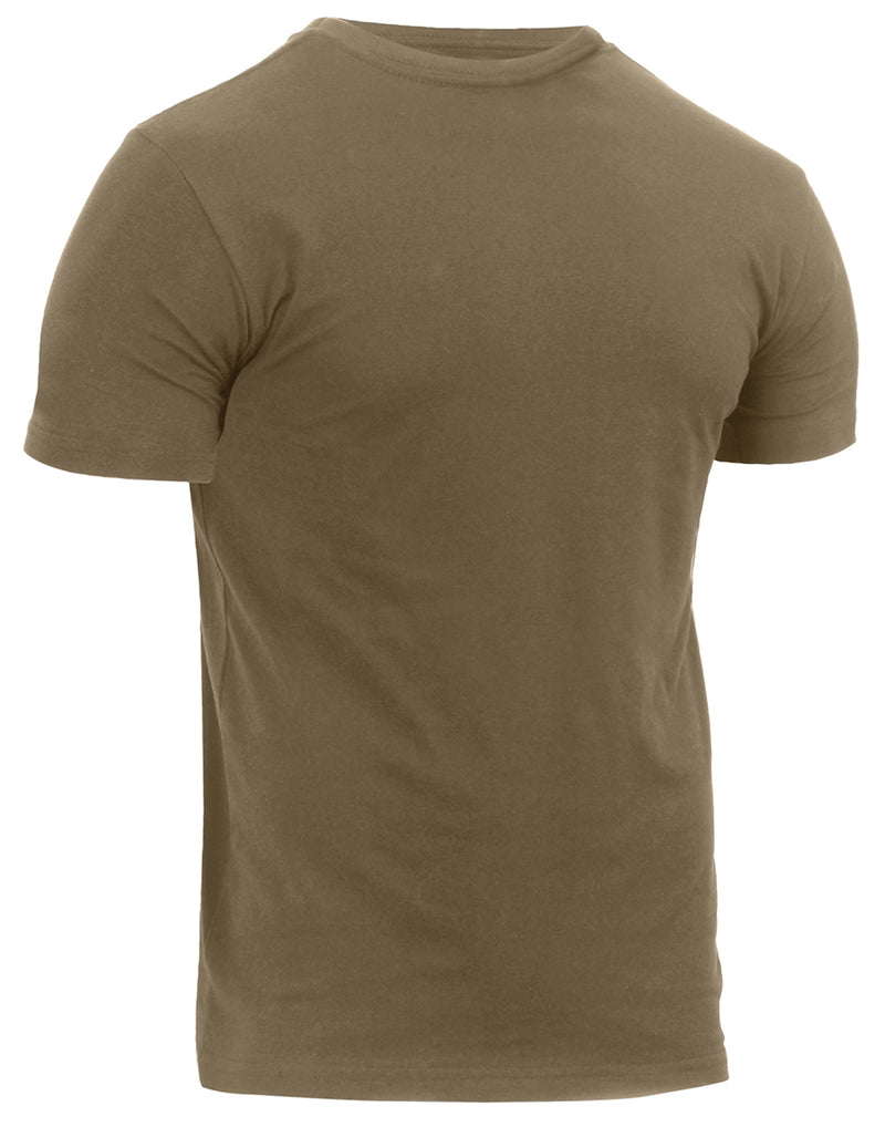 Rothco Athletic Fit Solid Color Military T-Shirt