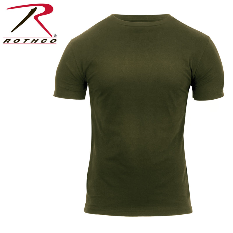 Rothco Athletic Fit Solid Color Military T-Shirt