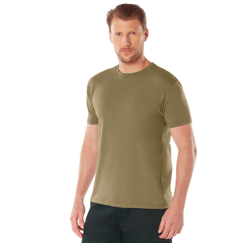 Rothco Athletic Fit Solid Color Military T-Shirt