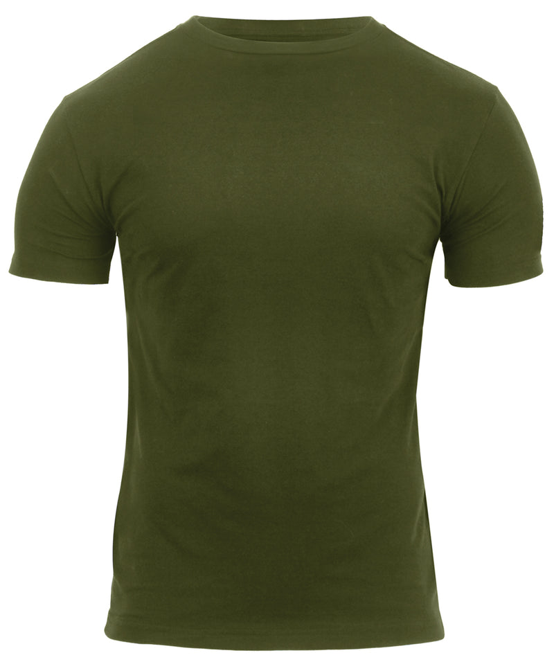 Rothco Athletic Fit Solid Color Military T-Shirt