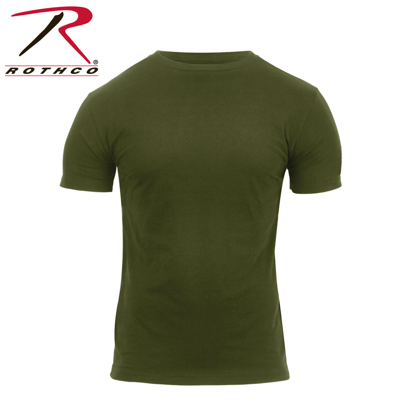 Rothco Athletic Fit Solid Color Military T-Shirt