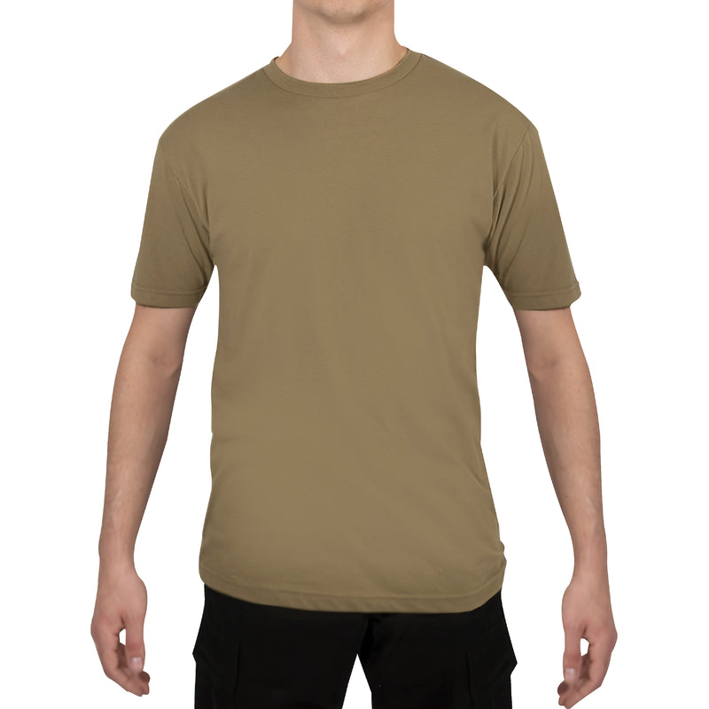 Rothco Athletic Fit Solid Color Military T-Shirt